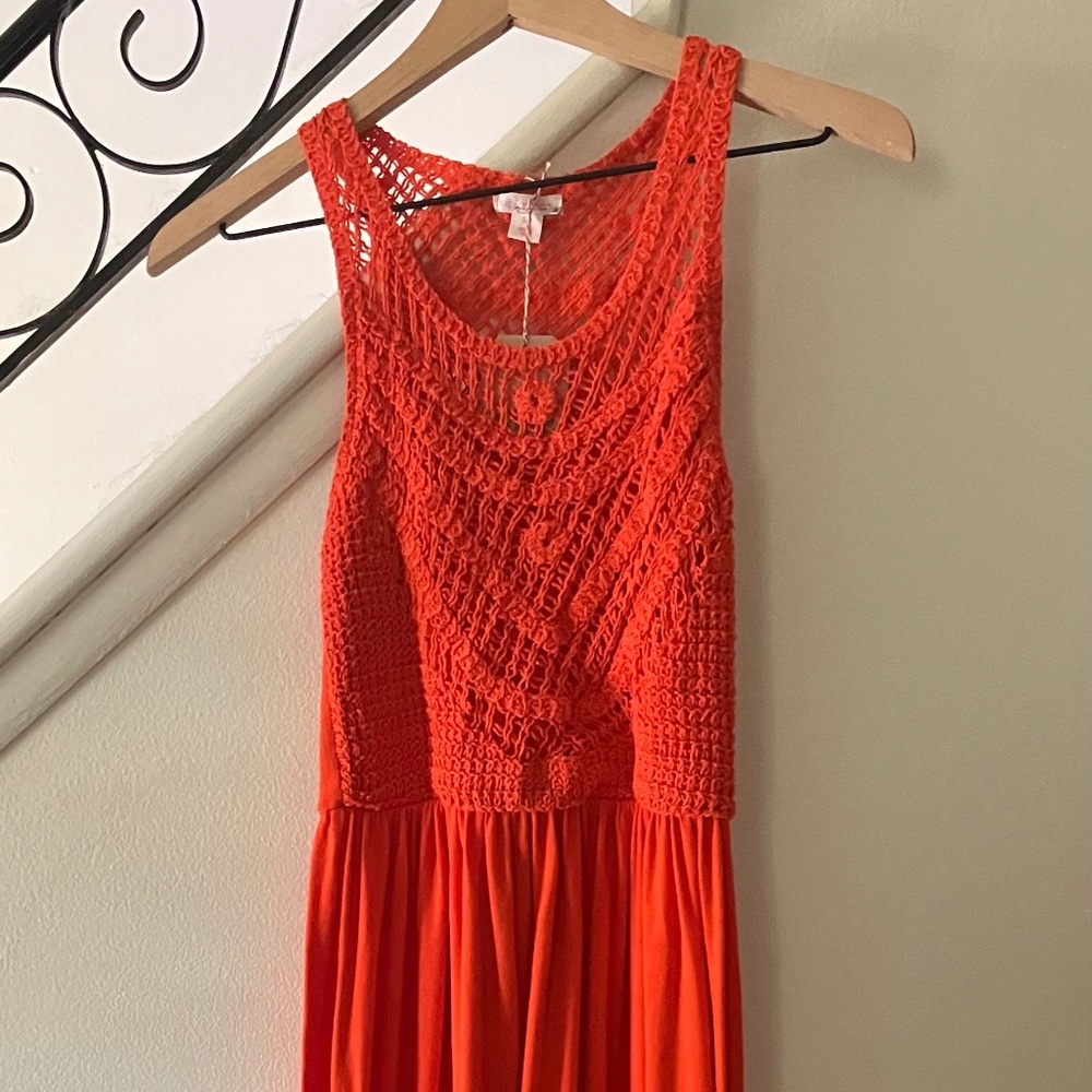 Crochet tank dress